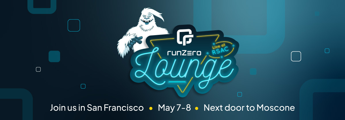 runZero Lounge at RSAC